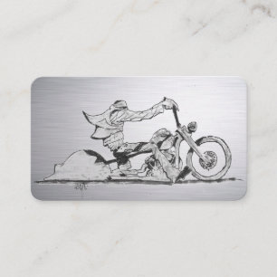 Elegante tarjeta de visita para motocicletas