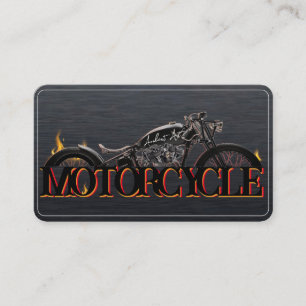 Elegante tarjeta de visita para motocicletas