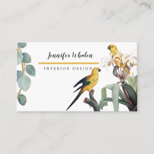 Elegante tarjeta de visita Personalizado de Aves B