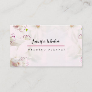 Elegante tarjeta de visita Personalizado de orquíd