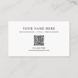 Elegante tarjeta de visita Personalizado diseñada