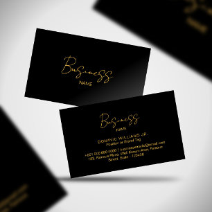Elegante tarjeta de visita - Premium y Minimal D