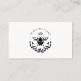 Elegante tarjeta de visita Queen Bee