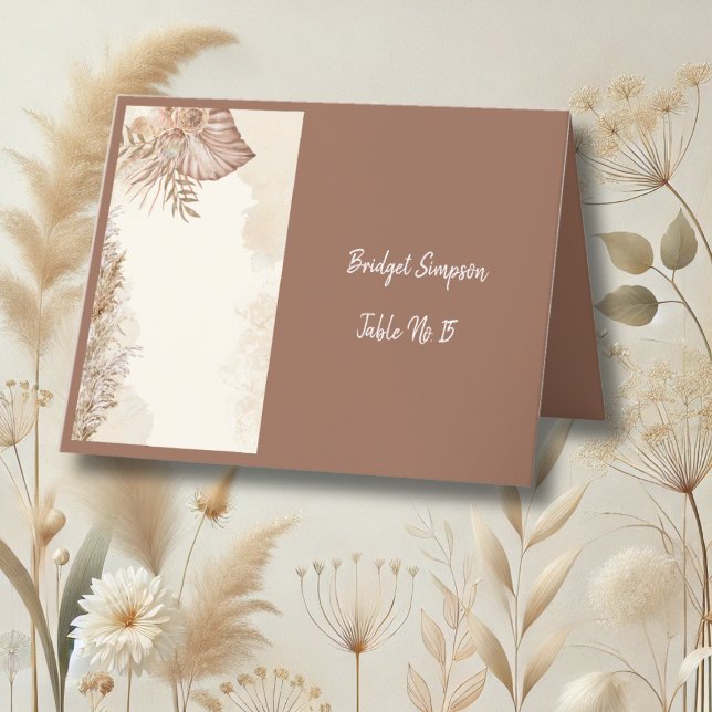 Elegante tarjeta de visita única del Boda Neutral  (Subido por el creador)