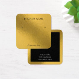 Elegante tarjeta de visualización cuadrada de pend