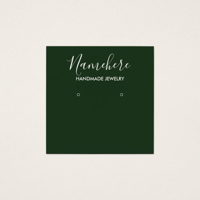 Elegante tarjeta de visualización de anillo de air (Anverso)