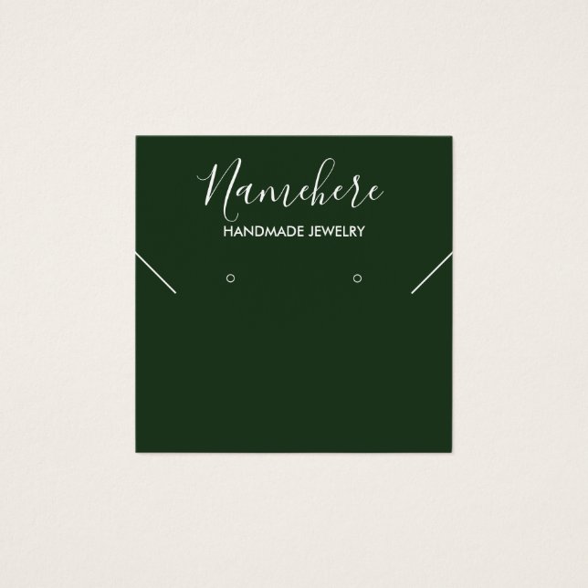 Elegante tarjeta de visualización de anillo de air (Anverso)