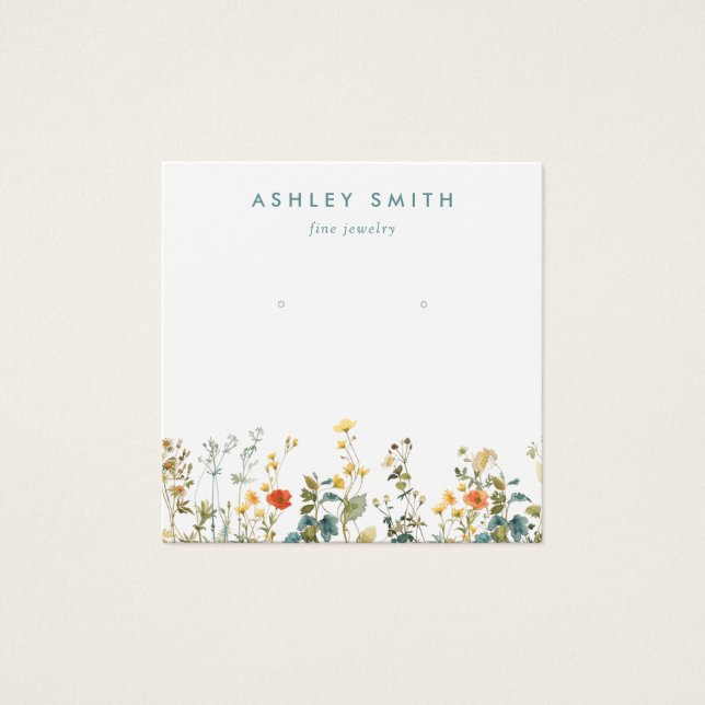 Elegante Tarjeta de visualización de canto de camp (Anverso)