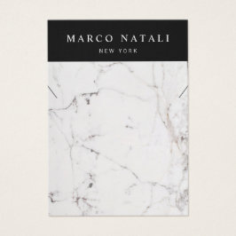 Elegante tarjeta de visualización de collar de már