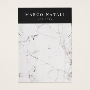 Elegante tarjeta de visualización de collar de már
