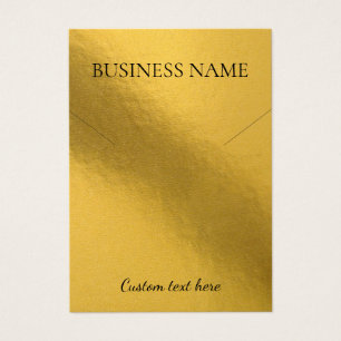 Elegante tarjeta de visualización de collar modern