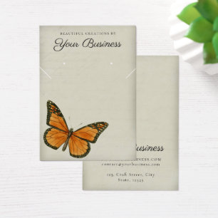 Elegante tarjeta de visualización de joyas de mari