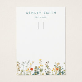 Elegante tarjeta de visualización de la cadena de 