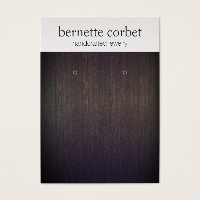 Elegante tarjeta de visualización de reposo suave  (Frente)