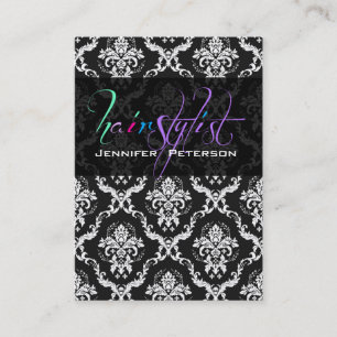 Elegante Tarjeta Elegante De Estilo De Cabello De 