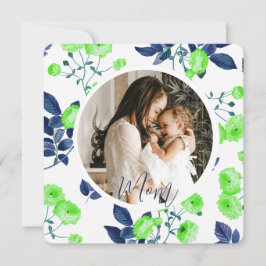 Elegante Tarjeta Floral del Día de la Madre