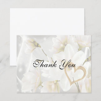 Elegante tarjeta Floral Gracias