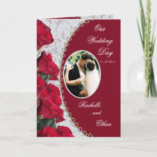 Elegante tarjeta fotográfica de la invitación a la
