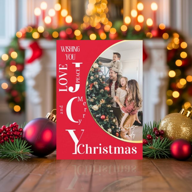 Elegante tarjeta fotográfica de vacaciones con gui (Subido por el creador)