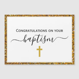 Elegante tarjeta magnética de BAPTISM ADULTO