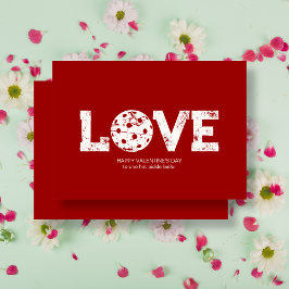 Elegante tarjeta Minimalista de El día de San Vale