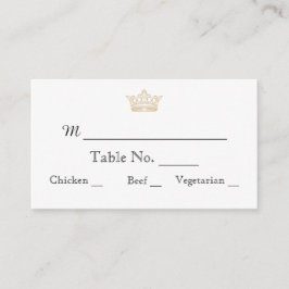 Elegante tarjeta monograma de Boda dorado