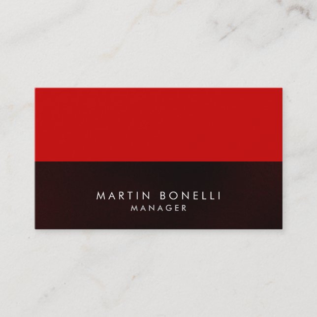 Elegante tarjeta profesional de negocios de banda  (Anverso)