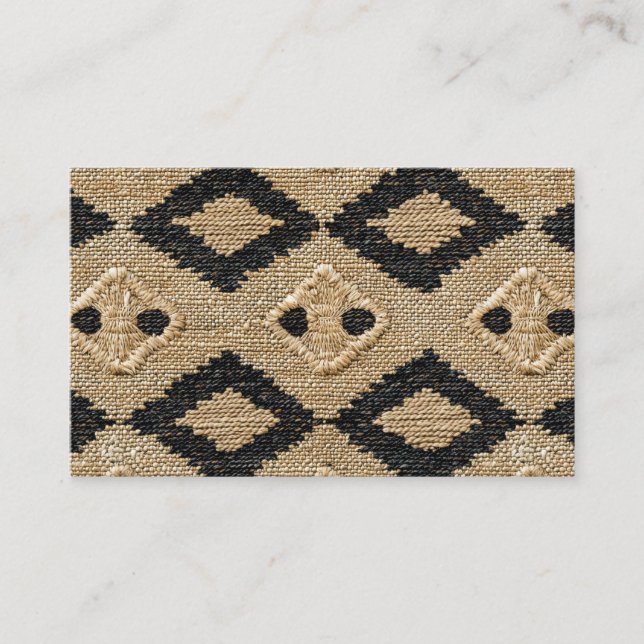 Elegante tarjeta profesional de nombres de Oceanía (Anverso)