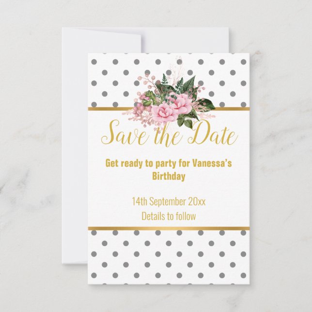 ELEGANTE TARJETA RSVP DE RESPUESTA DE SPOT GRIS BL (Anverso)