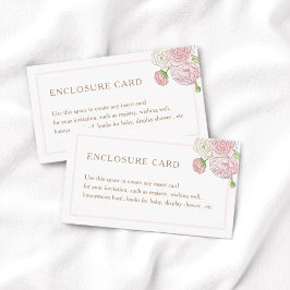 Elegante tarjeta Rubor Bubbly Bridal Shower Enclos