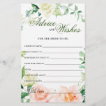 Elegante tarjeta Rubor Rosa Greenery Advice and Wi<br><div class="desc">Elegante tarjeta Rubor Rosa Greenery Advice and Wishes. Para una personalización adicional,  no dude en ponerse en contacto conmigo.</div>