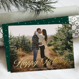 Elegante Tarjetas de Felices Fiestas con Caligrafí