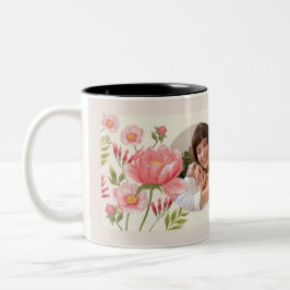 "Elegante taza de acuarela para el día de la madre