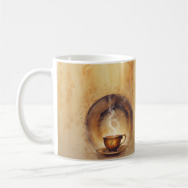 Elegante taza de arte de té al vapor