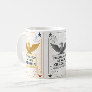 Elegante tazas de felicitación a la ciudadanía est