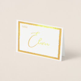 Elegante Tienda de Número de Mesa de Boda de Papel