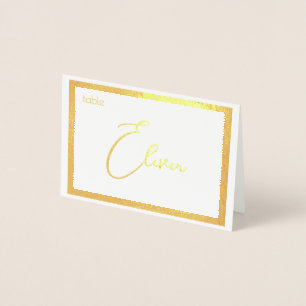Elegante Tienda de Número de Mesa de Boda de Papel