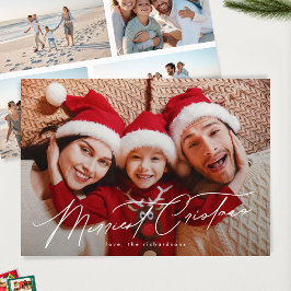 Elegante tipografía FIVE Photo Feliz Navidad