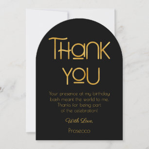 Elegante tipografía Foto de cumpleaños tarjeta de