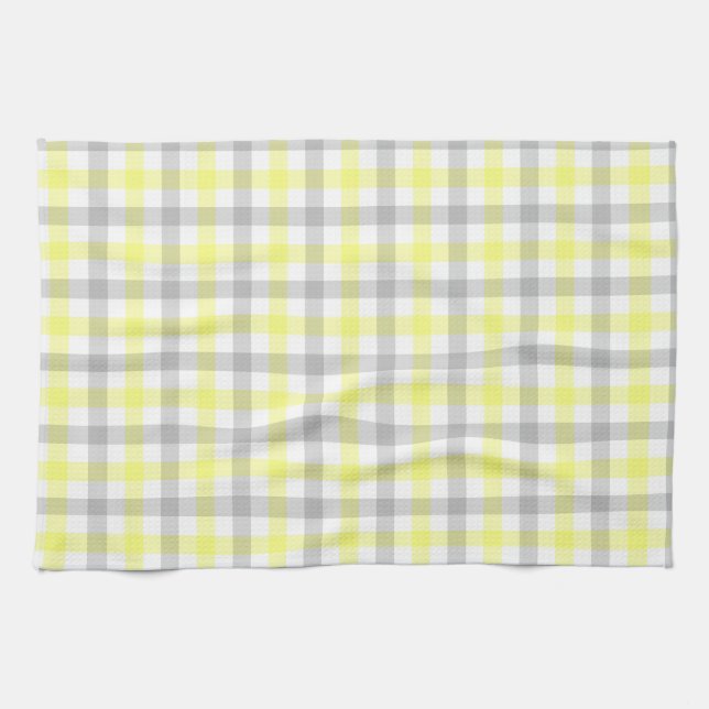 Elegante toalla de cocina a cuadros (Horizontal)