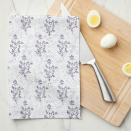 Elegante toalla de cocina floral de primavera