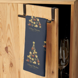 Elegante toallas de cocina de árbol de Navidad