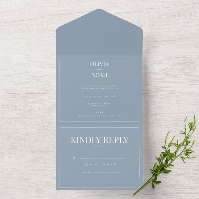 Elegante Todo En Una Polvorienta Invitación A La B (Subido por el creador)