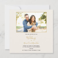 Elegante tu invitación de boda de memoria fotográf