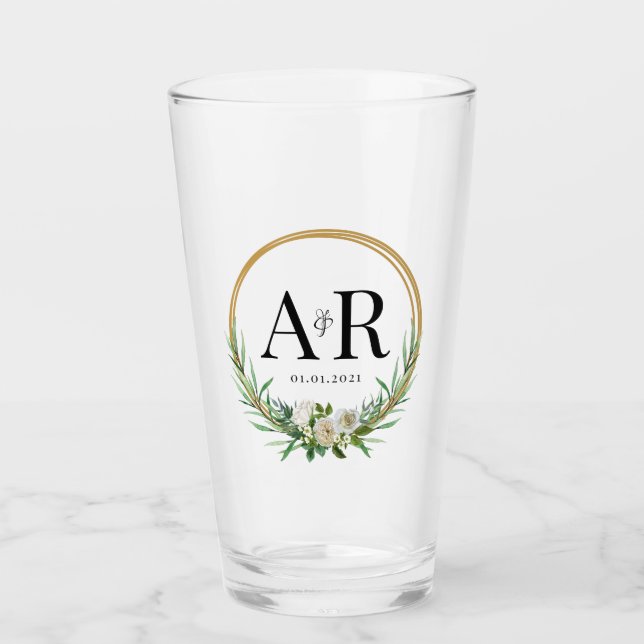 Elegante Tumbler para Boda y aniversario (Anverso)