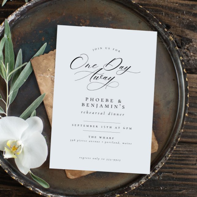 Elegante Un Día Antes Invitación A La Cena Del Ens (Subido por el creador)