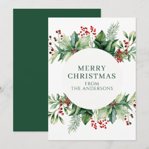 Elegante vegetación de Navidad