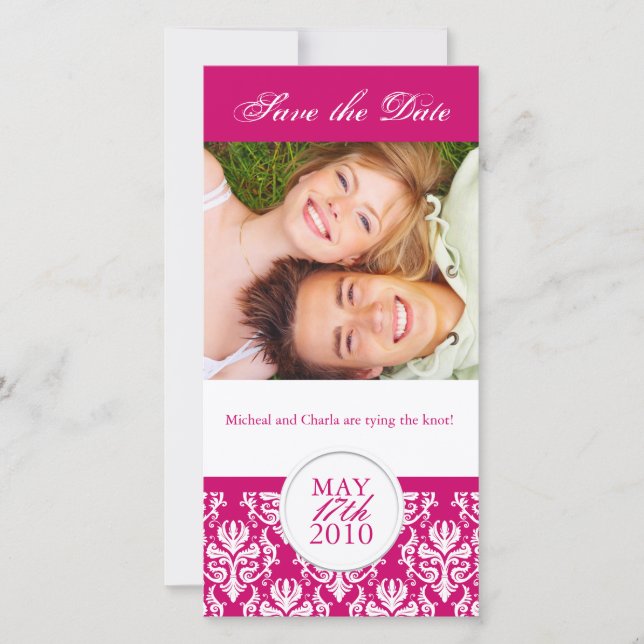 Elegante verano salve la tarjeta fotográfica de fe (Anverso)