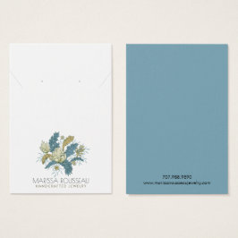 Elegante Vinos Florales Tarjeta De Pantalla De Col