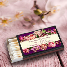 Elegante Vintage Boda Floral Bridal Shower Favor